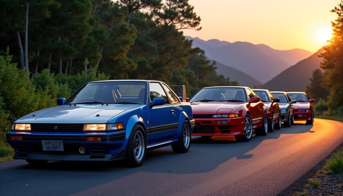 Initial D : Les modèles emblématiques de voitures et leurs caractéristiques essentielles