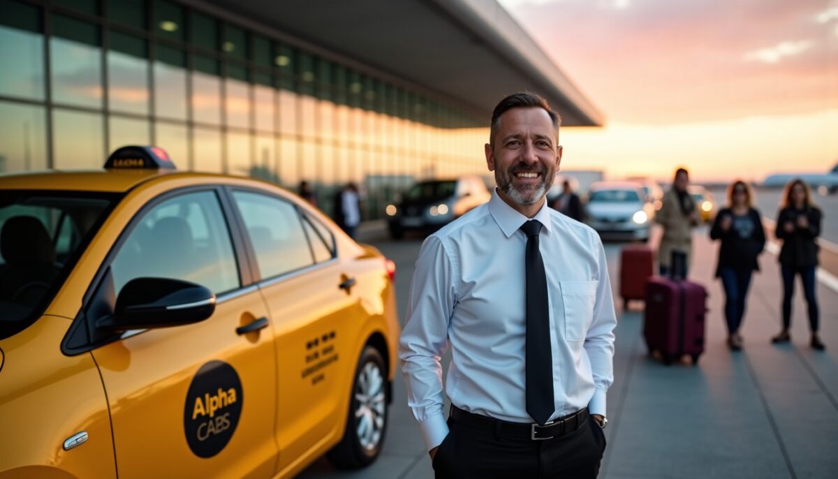 Alpha Cabs : votre service de taxi 24h/24 pour transferts aéroport et trajets en toute confiance